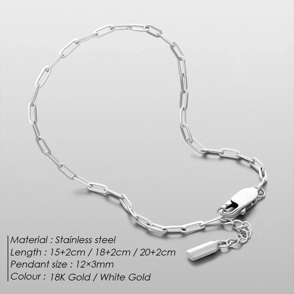 PAPERCLIP CHAIN BRACELET